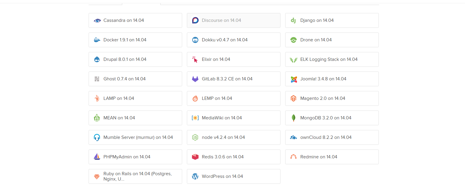 One-Click App DigitalOcean